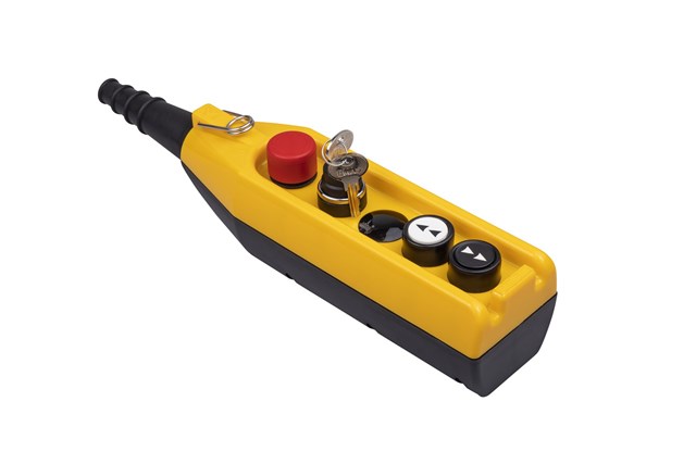 PV Series 5 Hole Double Speed 1NC Key Selector Crane Pendant Station